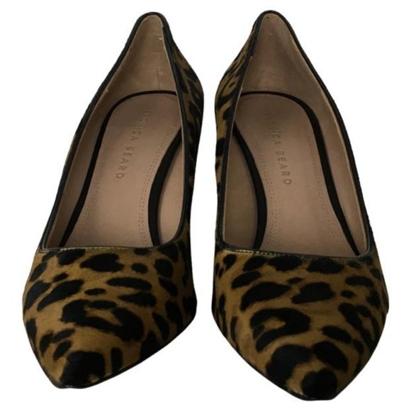 Veronica Beard Leopard Print Heels - Picture 2 of 10